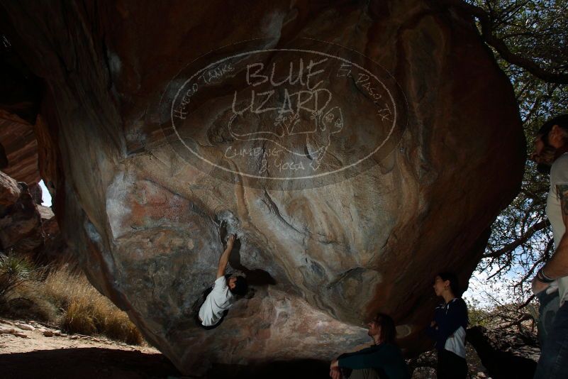 Bouldering in Hueco Tanks on 03/20/2019 with Blue Lizard Climbing and Yoga

Filename: SRM_20190320_1309460.jpg
Aperture: f/5.6
Shutter Speed: 1/250
Body: Canon EOS-1D Mark II
Lens: Canon EF 16-35mm f/2.8 L