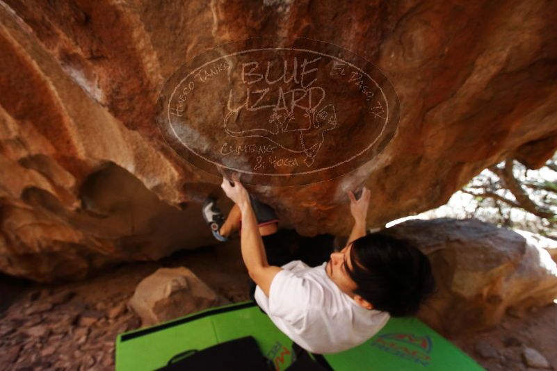 Bouldering in Hueco Tanks on 03/20/2019 with Blue Lizard Climbing and Yoga

Filename: SRM_20190320_1509370.jpg
Aperture: f/5.6
Shutter Speed: 1/250
Body: Canon EOS-1D Mark II
Lens: Canon EF 16-35mm f/2.8 L