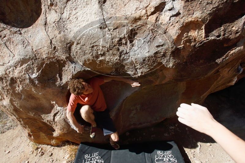 Bouldering in Hueco Tanks on 03/29/2019 with Blue Lizard Climbing and Yoga

Filename: SRM_20190329_1010070.jpg
Aperture: f/5.6
Shutter Speed: 1/640
Body: Canon EOS-1D Mark II
Lens: Canon EF 16-35mm f/2.8 L