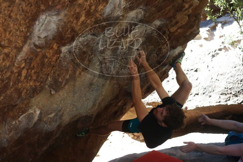 Bouldering in Hueco Tanks on 03/29/2019 with Blue Lizard Climbing and Yoga
Filename: SRM_20190329_1028440.jpg
Aperture: f/5.6
Shutter Speed: 1/250
Body: Canon EOS-1D Mark II
Lens: Canon EF 50mm f/1.8 II