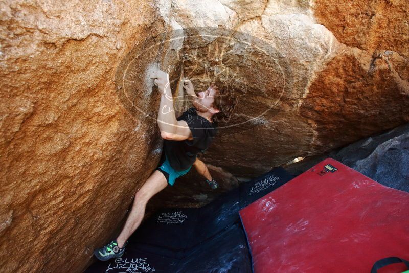 Bouldering in Hueco Tanks on 03/29/2019 with Blue Lizard Climbing and Yoga

Filename: SRM_20190329_1122170.jpg
Aperture: f/5.6
Shutter Speed: 1/200
Body: Canon EOS-1D Mark II
Lens: Canon EF 16-35mm f/2.8 L