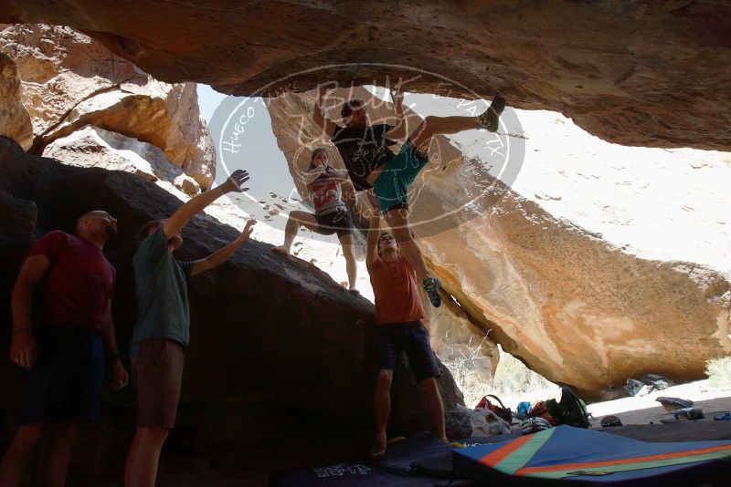 Bouldering in Hueco Tanks on 03/29/2019 with Blue Lizard Climbing and Yoga

Filename: SRM_20190329_1216360.jpg
Aperture: f/5.6
Shutter Speed: 1/400
Body: Canon EOS-1D Mark II
Lens: Canon EF 16-35mm f/2.8 L