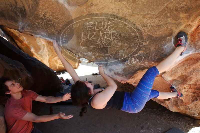 Bouldering in Hueco Tanks on 03/29/2019 with Blue Lizard Climbing and Yoga
Filename: SRM_20190329_1305091.jpg
Aperture: f/5.6
Shutter Speed: 1/320
Body: Canon EOS-1D Mark II
Lens: Canon EF 16-35mm f/2.8 L