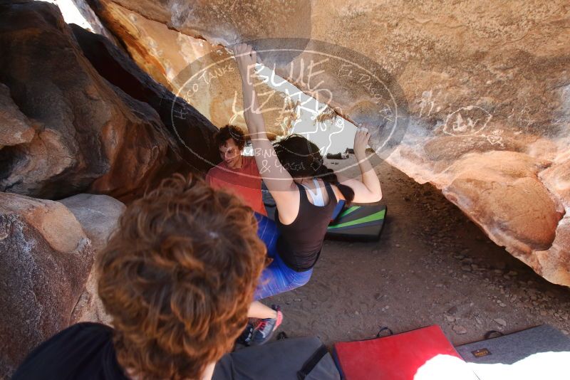 Bouldering in Hueco Tanks on 03/29/2019 with Blue Lizard Climbing and Yoga

Filename: SRM_20190329_1305160.jpg
Aperture: f/5.6
Shutter Speed: 1/200
Body: Canon EOS-1D Mark II
Lens: Canon EF 16-35mm f/2.8 L