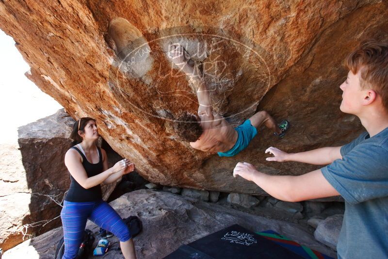 Bouldering in Hueco Tanks on 03/29/2019 with Blue Lizard Climbing and Yoga
Filename: SRM_20190329_1421160.jpg
Aperture: f/5.6
Shutter Speed: 1/250
Body: Canon EOS-1D Mark II
Lens: Canon EF 16-35mm f/2.8 L