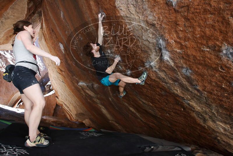 Bouldering in Hueco Tanks on 03/29/2019 with Blue Lizard Climbing and Yoga
Filename: SRM_20190329_1548171.jpg
Aperture: f/5.0
Shutter Speed: 1/250
Body: Canon EOS-1D Mark II
Lens: Canon EF 16-35mm f/2.8 L