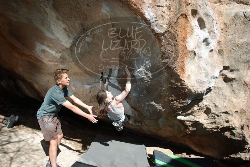 Bouldering in Hueco Tanks on 03/29/2019 with Blue Lizard Climbing and Yoga
Filename: SRM_20190329_1655210.jpg
Aperture: f/5.6
Shutter Speed: 1/250
Body: Canon EOS-1D Mark II
Lens: Canon EF 16-35mm f/2.8 L