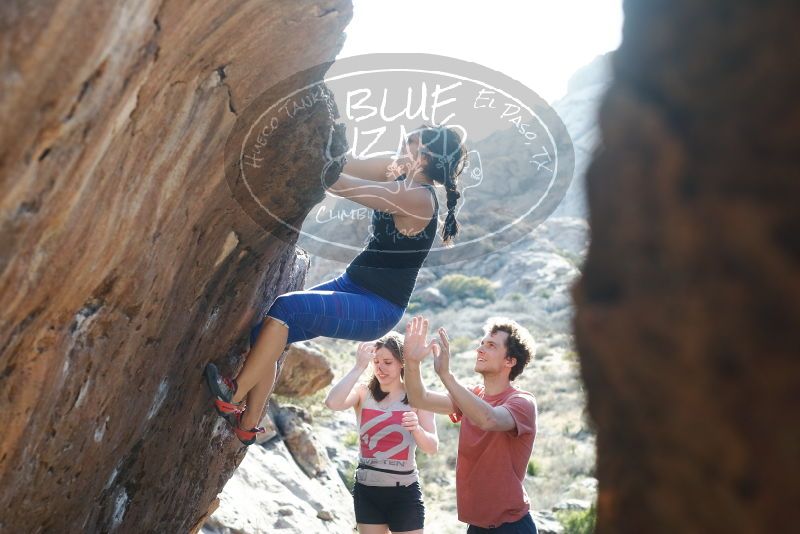 Bouldering in Hueco Tanks on 03/29/2019 with Blue Lizard Climbing and Yoga

Filename: SRM_20190329_1735500.jpg
Aperture: f/4.0
Shutter Speed: 1/250
Body: Canon EOS-1D Mark II
Lens: Canon EF 50mm f/1.8 II