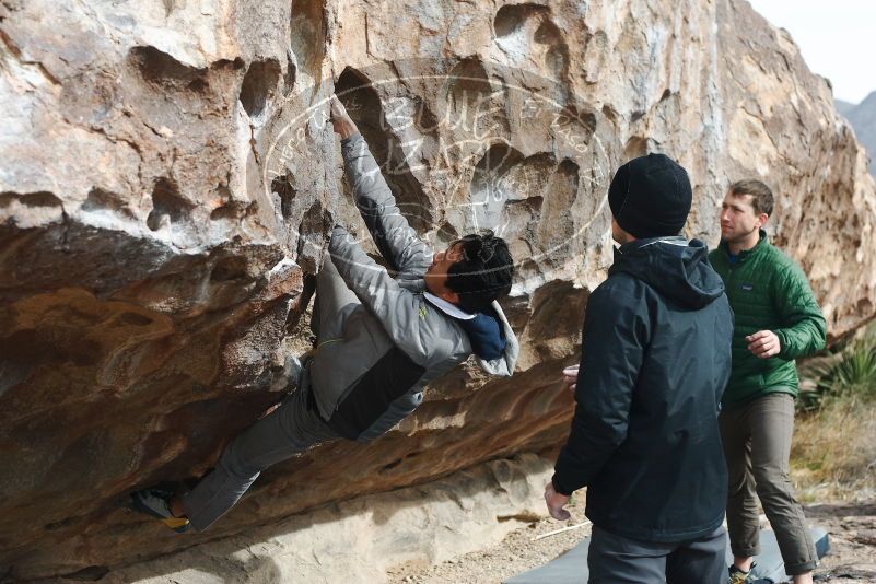 Bouldering in Hueco Tanks on 03/30/2019 with Blue Lizard Climbing and Yoga

Filename: SRM_20190330_0939130.jpg
Aperture: f/4.0
Shutter Speed: 1/500
Body: Canon EOS-1D Mark II
Lens: Canon EF 50mm f/1.8 II