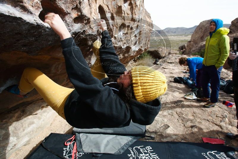Bouldering in Hueco Tanks on 03/30/2019 with Blue Lizard Climbing and Yoga

Filename: SRM_20190330_1003550.jpg
Aperture: f/5.6
Shutter Speed: 1/320
Body: Canon EOS-1D Mark II
Lens: Canon EF 16-35mm f/2.8 L