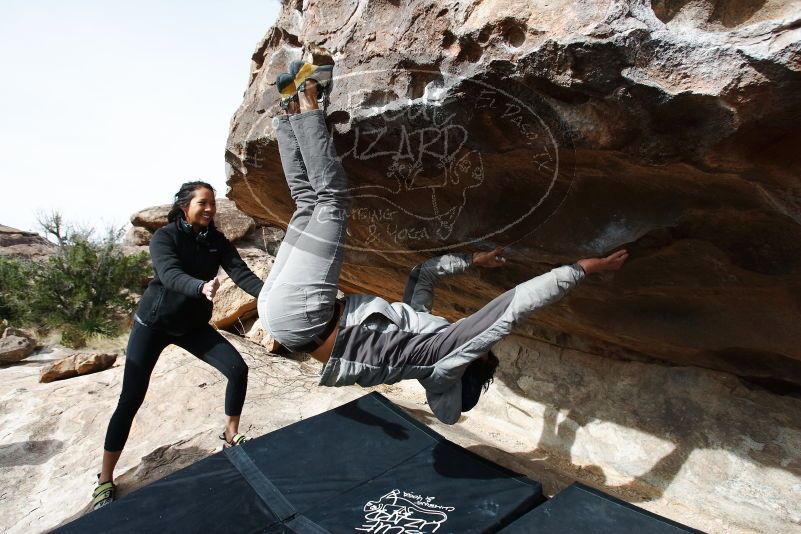 Bouldering in Hueco Tanks on 03/30/2019 with Blue Lizard Climbing and Yoga

Filename: SRM_20190330_1013120.jpg
Aperture: f/5.6
Shutter Speed: 1/320
Body: Canon EOS-1D Mark II
Lens: Canon EF 16-35mm f/2.8 L