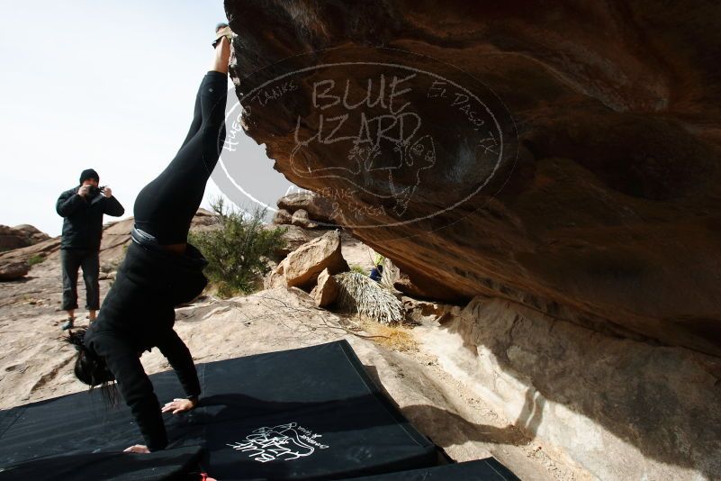 Bouldering in Hueco Tanks on 03/30/2019 with Blue Lizard Climbing and Yoga

Filename: SRM_20190330_1019141.jpg
Aperture: f/5.6
Shutter Speed: 1/400
Body: Canon EOS-1D Mark II
Lens: Canon EF 16-35mm f/2.8 L