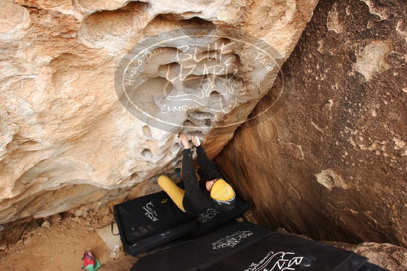 Bouldering in Hueco Tanks on 03/30/2019 with Blue Lizard Climbing and Yoga

Filename: SRM_20190330_1134130.jpg
Aperture: f/5.6
Shutter Speed: 1/320
Body: Canon EOS-1D Mark II
Lens: Canon EF 16-35mm f/2.8 L