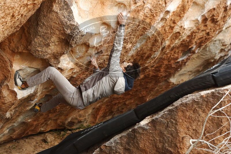 Bouldering in Hueco Tanks on 03/30/2019 with Blue Lizard Climbing and Yoga

Filename: SRM_20190330_1210240.jpg
Aperture: f/4.0
Shutter Speed: 1/500
Body: Canon EOS-1D Mark II
Lens: Canon EF 50mm f/1.8 II
