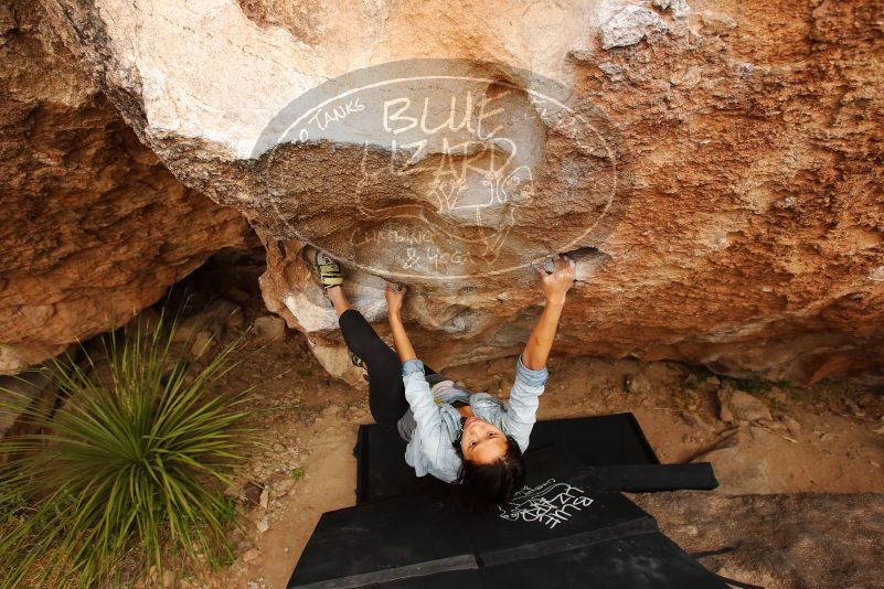 Bouldering in Hueco Tanks on 03/30/2019 with Blue Lizard Climbing and Yoga

Filename: SRM_20190330_1250540.jpg
Aperture: f/5.6
Shutter Speed: 1/320
Body: Canon EOS-1D Mark II
Lens: Canon EF 16-35mm f/2.8 L
