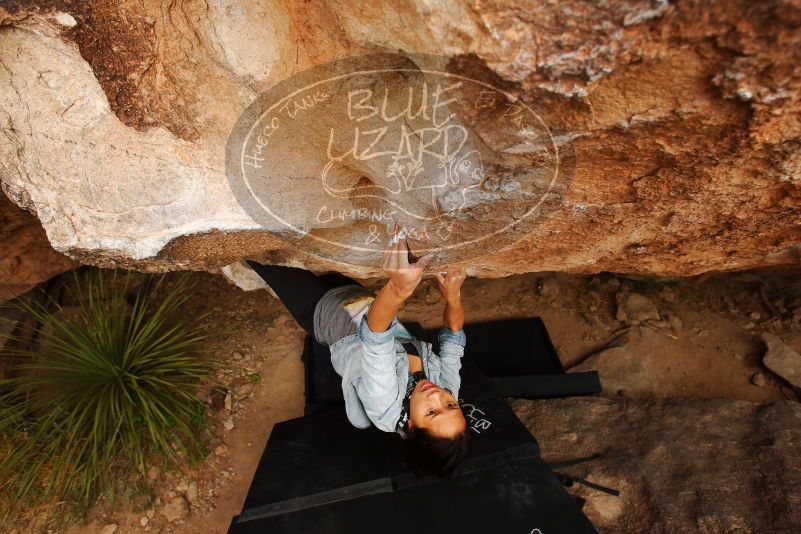 Bouldering in Hueco Tanks on 03/30/2019 with Blue Lizard Climbing and Yoga

Filename: SRM_20190330_1251030.jpg
Aperture: f/5.6
Shutter Speed: 1/400
Body: Canon EOS-1D Mark II
Lens: Canon EF 16-35mm f/2.8 L
