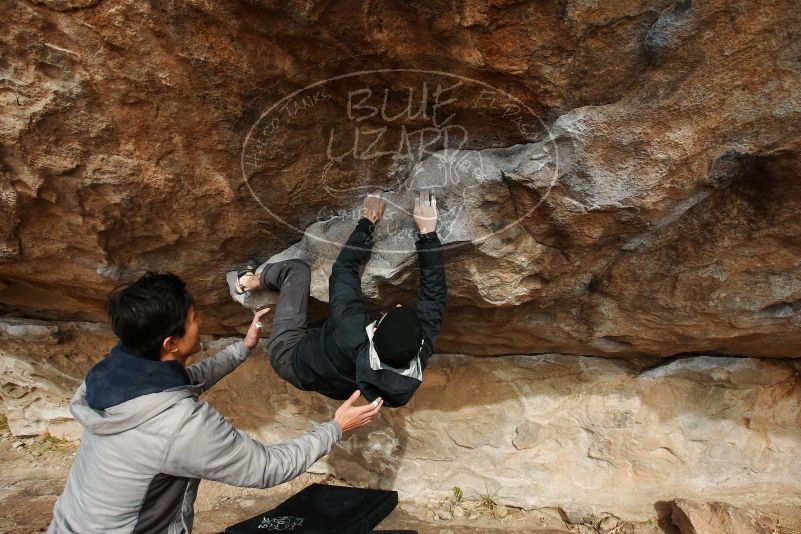 Bouldering in Hueco Tanks on 03/30/2019 with Blue Lizard Climbing and Yoga

Filename: SRM_20190330_1617030.jpg
Aperture: f/5.6
Shutter Speed: 1/320
Body: Canon EOS-1D Mark II
Lens: Canon EF 16-35mm f/2.8 L