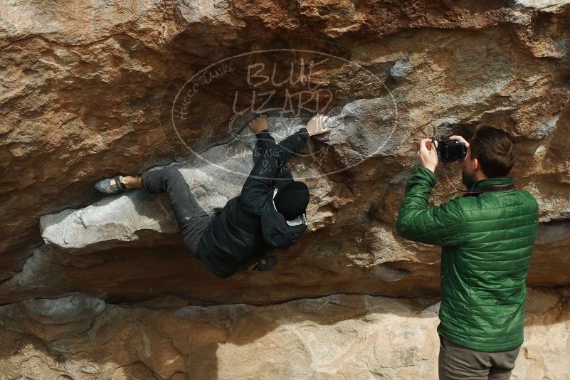 Bouldering in Hueco Tanks on 03/30/2019 with Blue Lizard Climbing and Yoga

Filename: SRM_20190330_1639060.jpg
Aperture: f/5.6
Shutter Speed: 1/500
Body: Canon EOS-1D Mark II
Lens: Canon EF 50mm f/1.8 II