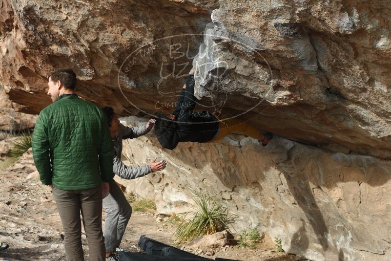 Bouldering in Hueco Tanks on 03/30/2019 with Blue Lizard Climbing and Yoga

Filename: SRM_20190330_1641260.jpg
Aperture: f/4.0
Shutter Speed: 1/400
Body: Canon EOS-1D Mark II
Lens: Canon EF 50mm f/1.8 II