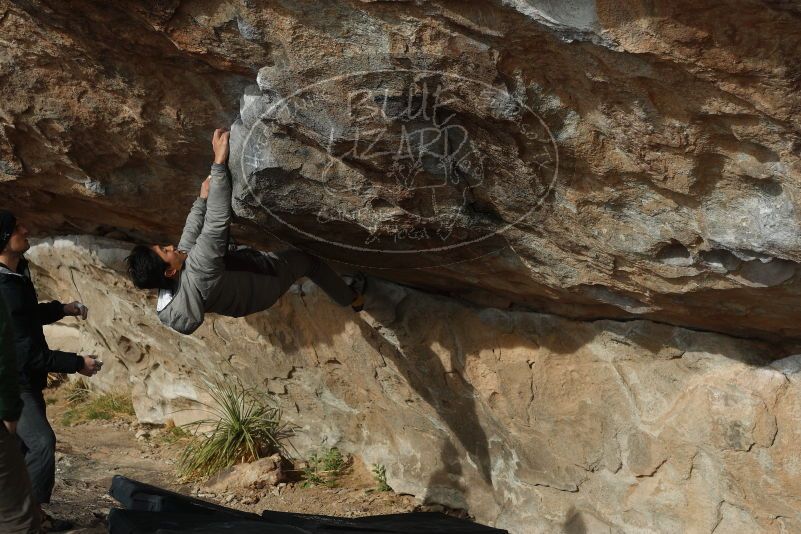 Bouldering in Hueco Tanks on 03/30/2019 with Blue Lizard Climbing and Yoga
Filename: SRM_20190330_1652250.jpg
Aperture: f/4.0
Shutter Speed: 1/640
Body: Canon EOS-1D Mark II
Lens: Canon EF 50mm f/1.8 II