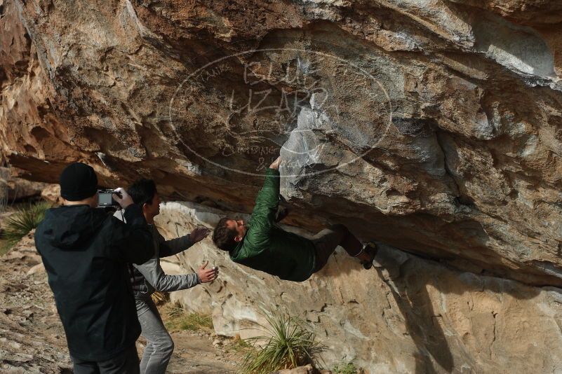 Bouldering in Hueco Tanks on 03/30/2019 with Blue Lizard Climbing and Yoga

Filename: SRM_20190330_1703020.jpg
Aperture: f/4.0
Shutter Speed: 1/640
Body: Canon EOS-1D Mark II
Lens: Canon EF 50mm f/1.8 II