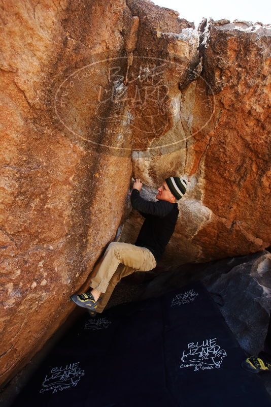 Bouldering in Hueco Tanks on 03/31/2019 with Blue Lizard Climbing and Yoga

Filename: SRM_20190331_1220260.jpg
Aperture: f/5.6
Shutter Speed: 1/250
Body: Canon EOS-1D Mark II
Lens: Canon EF 16-35mm f/2.8 L