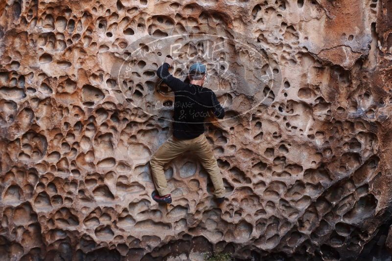 Bouldering in Hueco Tanks on 03/31/2019 with Blue Lizard Climbing and Yoga

Filename: SRM_20190331_1517520.jpg
Aperture: f/3.5
Shutter Speed: 1/160
Body: Canon EOS-1D Mark II
Lens: Canon EF 50mm f/1.8 II