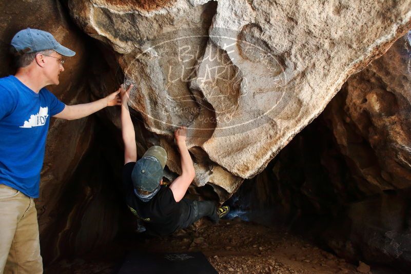 Bouldering in Hueco Tanks on 04/05/2019 with Blue Lizard Climbing and Yoga

Filename: SRM_20190405_1245430.jpg
Aperture: f/4.0
Shutter Speed: 1/250
Body: Canon EOS-1D Mark II
Lens: Canon EF 16-35mm f/2.8 L