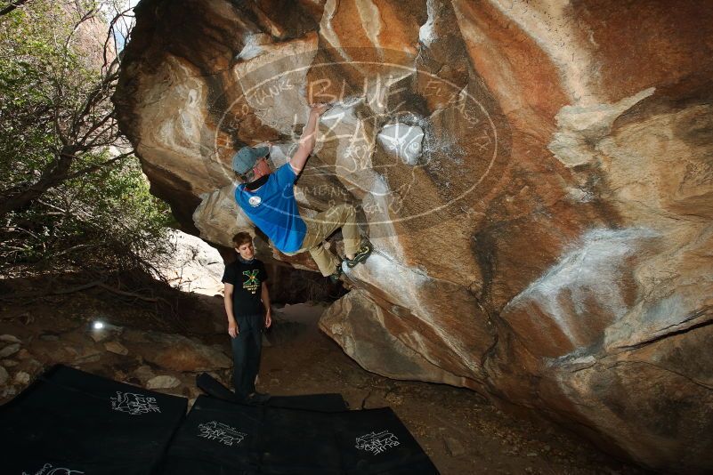 Bouldering in Hueco Tanks on 04/05/2019 with Blue Lizard Climbing and Yoga

Filename: SRM_20190405_1641130.jpg
Aperture: f/5.6
Shutter Speed: 1/250
Body: Canon EOS-1D Mark II
Lens: Canon EF 16-35mm f/2.8 L