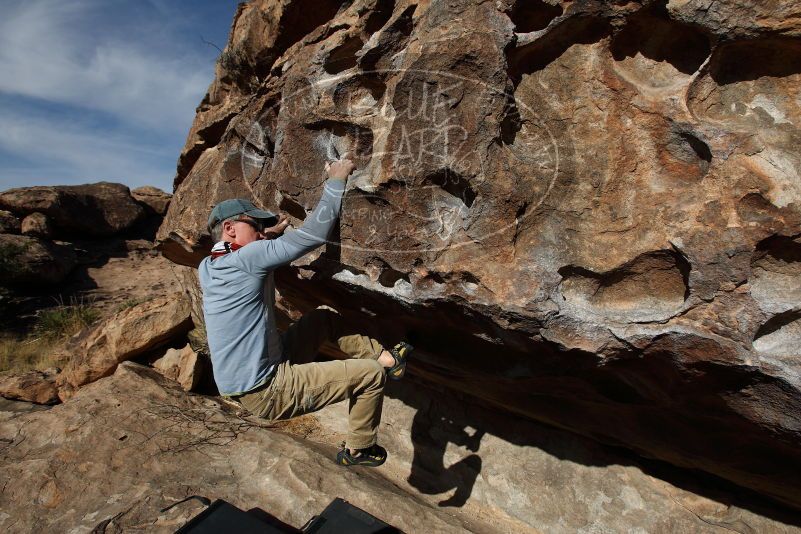 Bouldering in Hueco Tanks on 04/06/2019 with Blue Lizard Climbing and Yoga

Filename: SRM_20190406_0922111.jpg
Aperture: f/5.6
Shutter Speed: 1/640
Body: Canon EOS-1D Mark II
Lens: Canon EF 16-35mm f/2.8 L