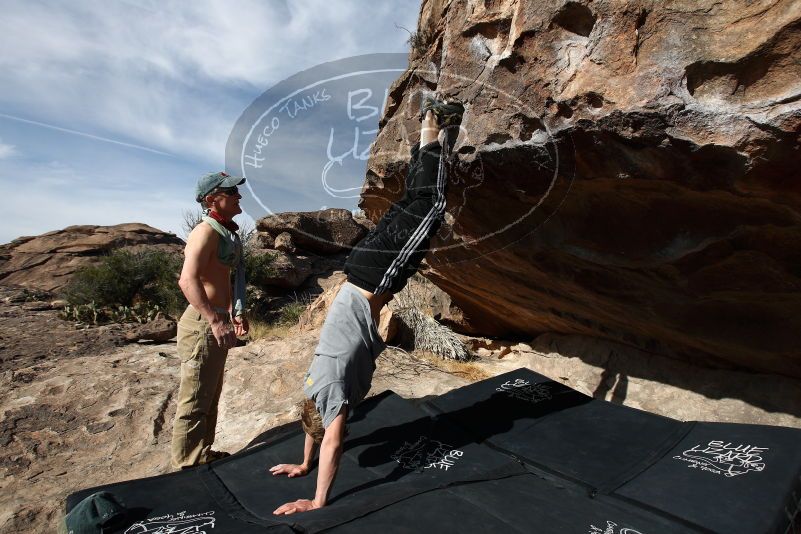 Bouldering in Hueco Tanks on 04/06/2019 with Blue Lizard Climbing and Yoga

Filename: SRM_20190406_0929320.jpg
Aperture: f/5.6
Shutter Speed: 1/400
Body: Canon EOS-1D Mark II
Lens: Canon EF 16-35mm f/2.8 L