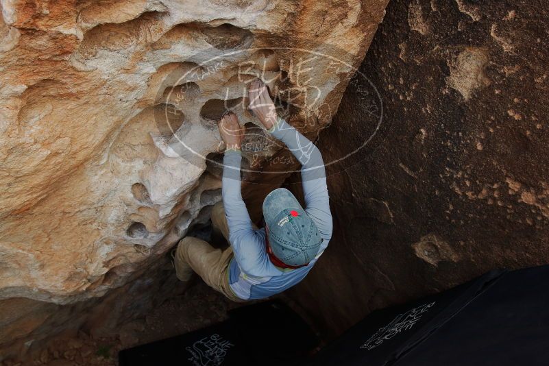 Bouldering in Hueco Tanks on 04/06/2019 with Blue Lizard Climbing and Yoga

Filename: SRM_20190406_1137540.jpg
Aperture: f/5.6
Shutter Speed: 1/250
Body: Canon EOS-1D Mark II
Lens: Canon EF 16-35mm f/2.8 L