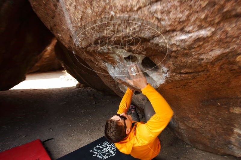 Bouldering in Hueco Tanks on 04/13/2019 with Blue Lizard Climbing and Yoga

Filename: SRM_20190413_1005060.jpg
Aperture: f/5.6
Shutter Speed: 1/125
Body: Canon EOS-1D Mark II
Lens: Canon EF 16-35mm f/2.8 L