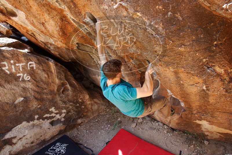 Bouldering in Hueco Tanks on 04/13/2019 with Blue Lizard Climbing and Yoga
Filename: SRM_20190413_1023180.jpg
Aperture: f/5.6
Shutter Speed: 1/250
Body: Canon EOS-1D Mark II
Lens: Canon EF 16-35mm f/2.8 L