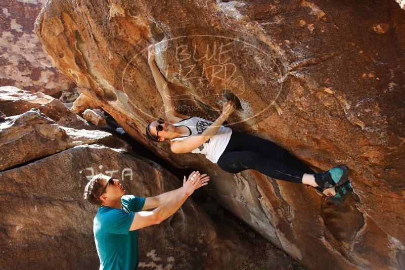 Bouldering in Hueco Tanks on 04/13/2019 with Blue Lizard Climbing and Yoga
Filename: SRM_20190413_1028231.jpg
Aperture: f/5.6
Shutter Speed: 1/320
Body: Canon EOS-1D Mark II
Lens: Canon EF 16-35mm f/2.8 L