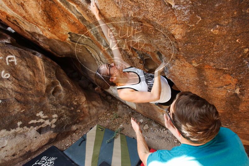Bouldering in Hueco Tanks on 04/13/2019 with Blue Lizard Climbing and Yoga
Filename: SRM_20190413_1041590.jpg
Aperture: f/5.0
Shutter Speed: 1/250
Body: Canon EOS-1D Mark II
Lens: Canon EF 16-35mm f/2.8 L