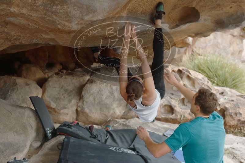 Bouldering in Hueco Tanks on 04/13/2019 with Blue Lizard Climbing and Yoga
Filename: SRM_20190413_1311141.jpg
Aperture: f/4.0
Shutter Speed: 1/320
Body: Canon EOS-1D Mark II
Lens: Canon EF 50mm f/1.8 II