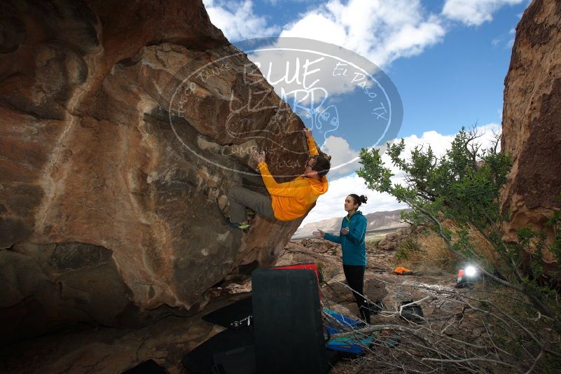 Bouldering in Hueco Tanks on 04/13/2019 with Blue Lizard Climbing and Yoga

Filename: SRM_20190413_1422540.jpg
Aperture: f/5.6
Shutter Speed: 1/250
Body: Canon EOS-1D Mark II
Lens: Canon EF 16-35mm f/2.8 L